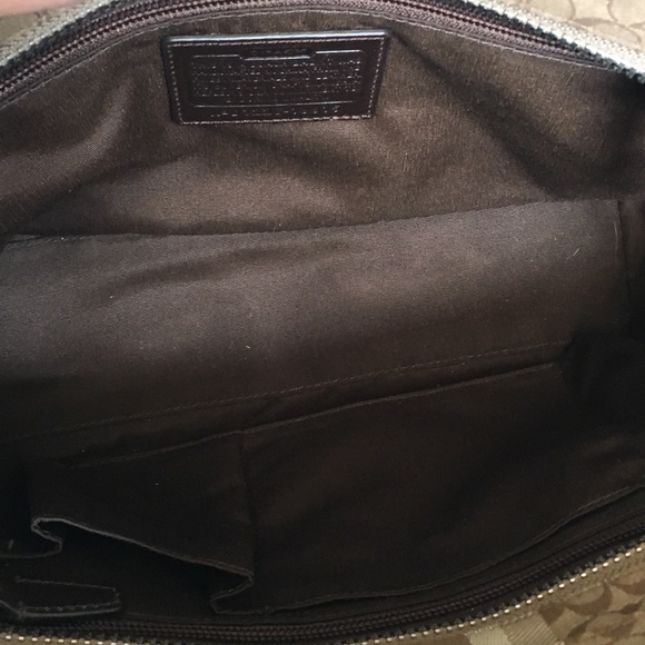 COACH Legacy Signature Stripe Handbag - Picture 3 of 8